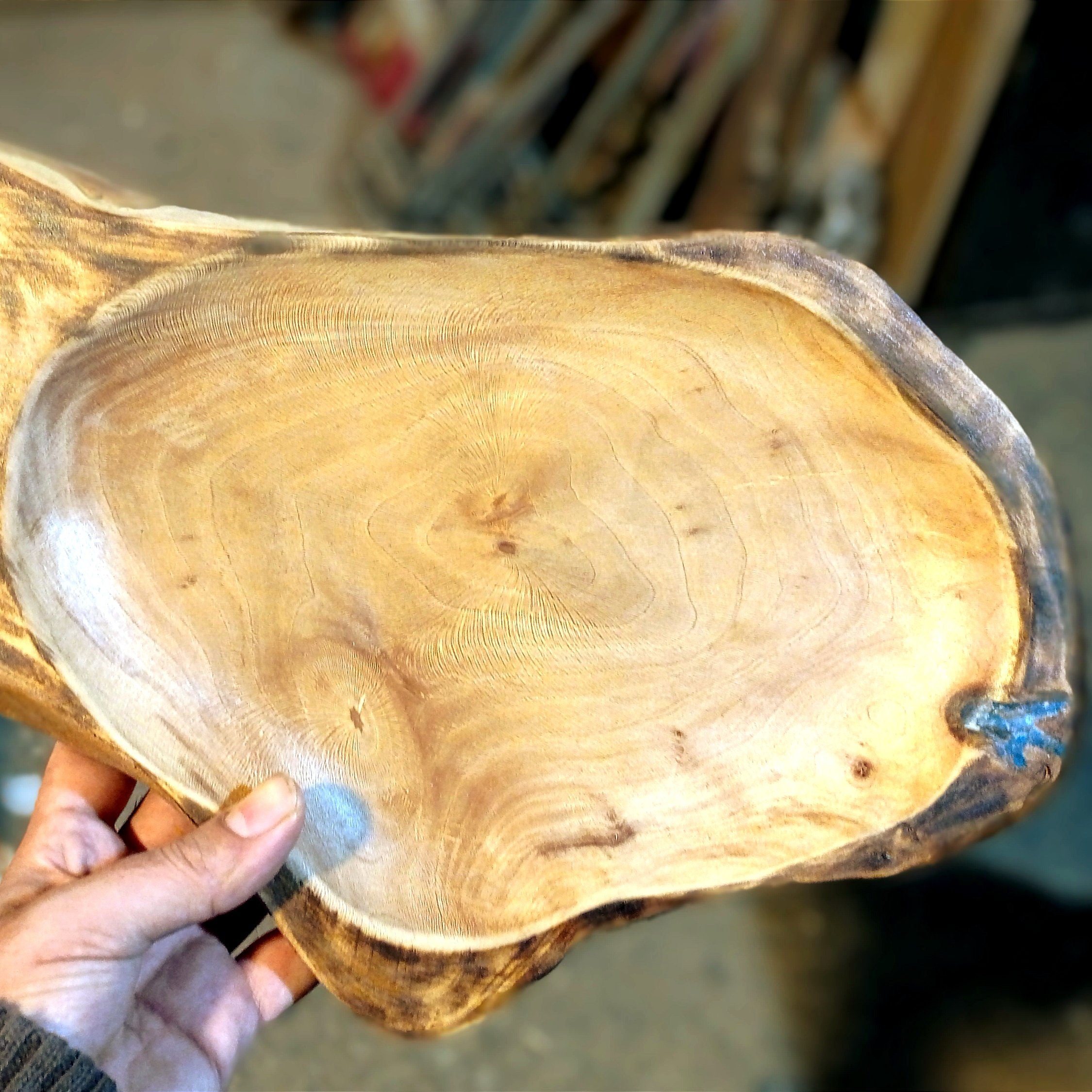 شکلات خوری چوبی روستیک