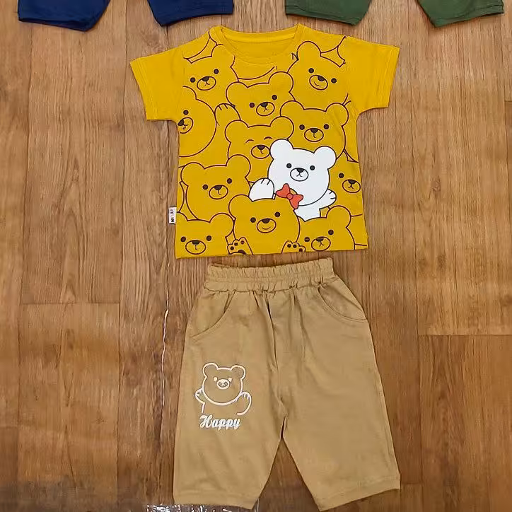 تیشرت شلوارک پسرانه عروسکی