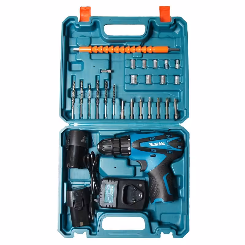 دریل وپیچ گوشتی شارژی 18 ولت  پک 28 عددی طرح ماکیتا