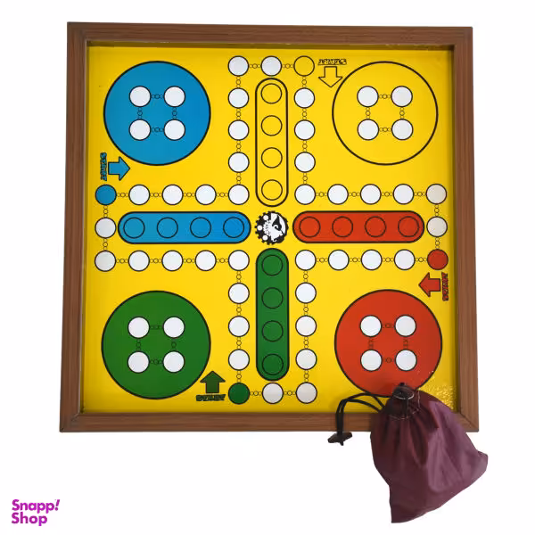 بازی فکری طرح منچ و مار و پله مدل 008