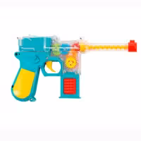 کلت چرخ دنده ای موزیکال چراغ دار رنگ آبی 