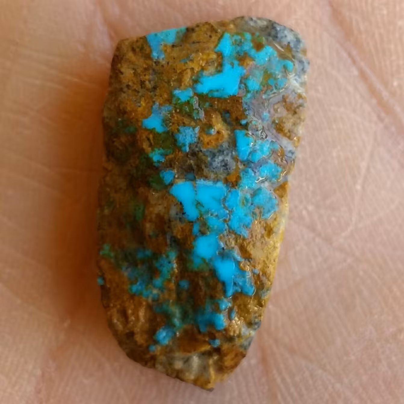 اسلایس سنگ راف فیروزه آبی عنکبوتی محشرر اصل نیشابور 100 در 100 طبیعیی بی نظیر شاهکار خلقت