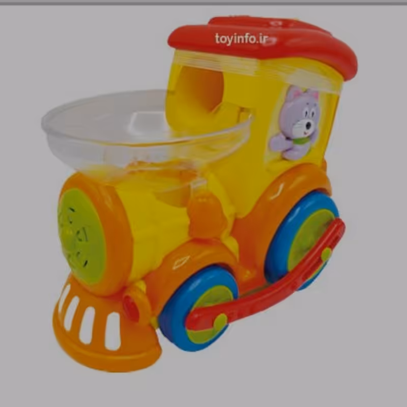 لوکوموتیو  توپی با امکان حرکت و تولید صدا به همراه 3 توپ