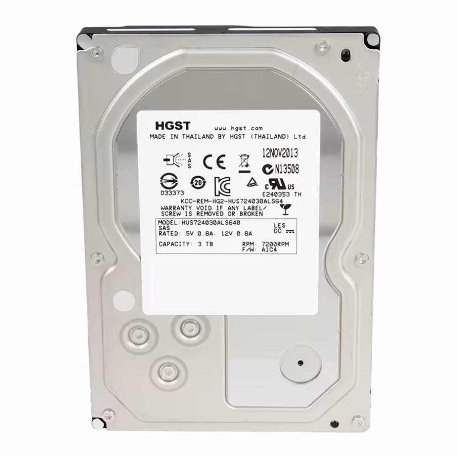 هارد اینترنال 3.5 اینچ وسترن دیجیتال HGST Ultrastar 7K4000 0B26886 3TB