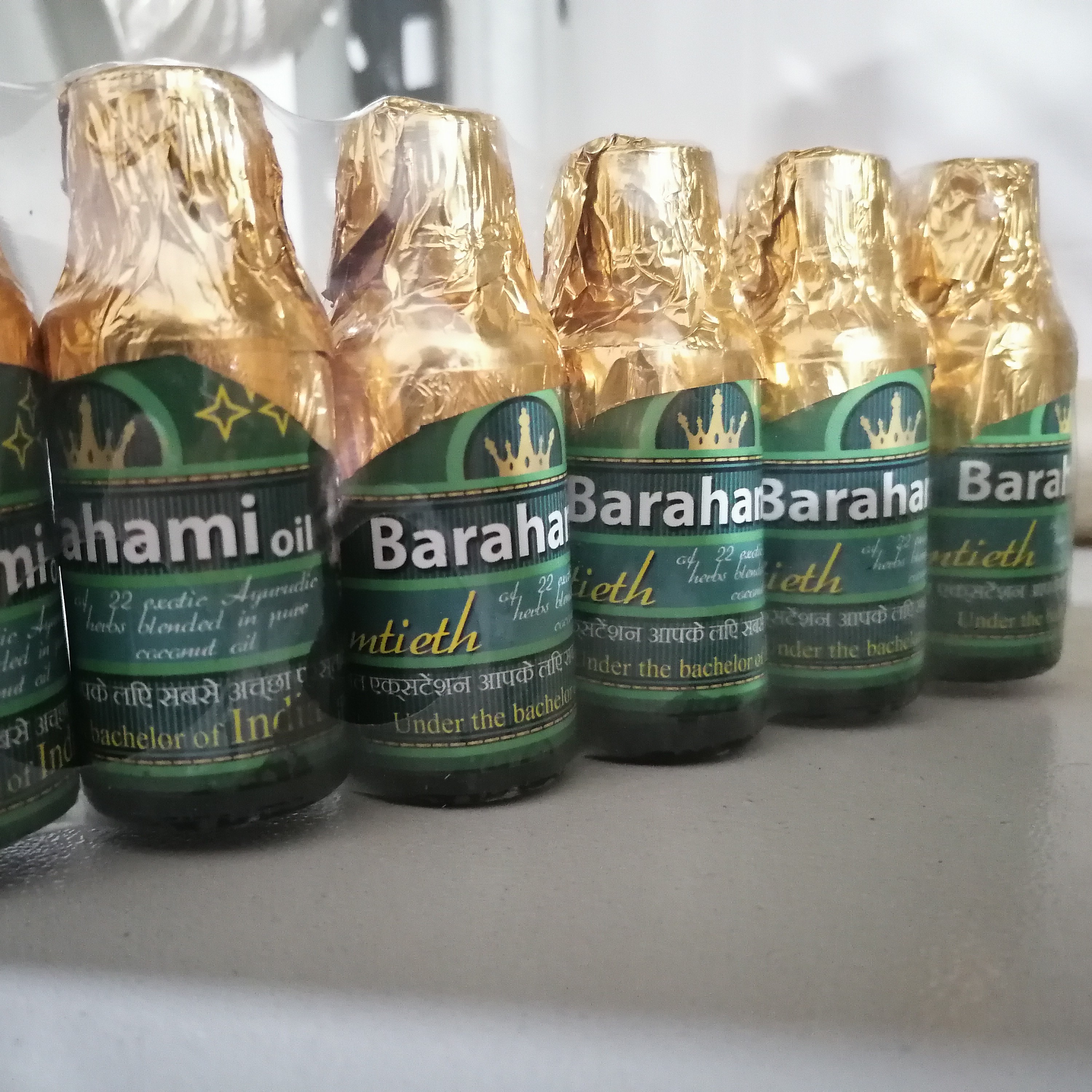 فروش عمده روغن براهمی (پک6عددی)