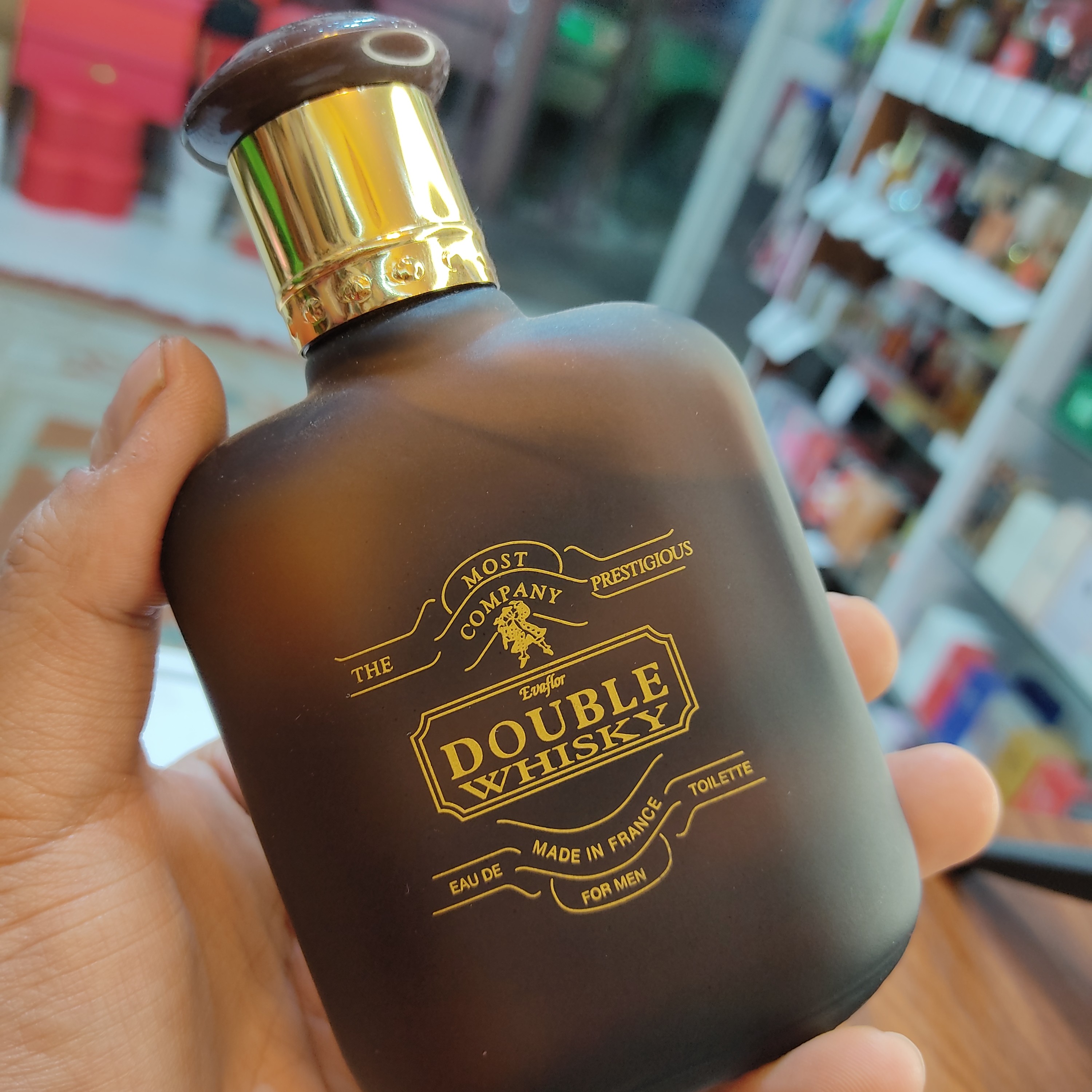 ادکلن ویسکی دبل dublle visky اورجینال بوی تلخ و گرم