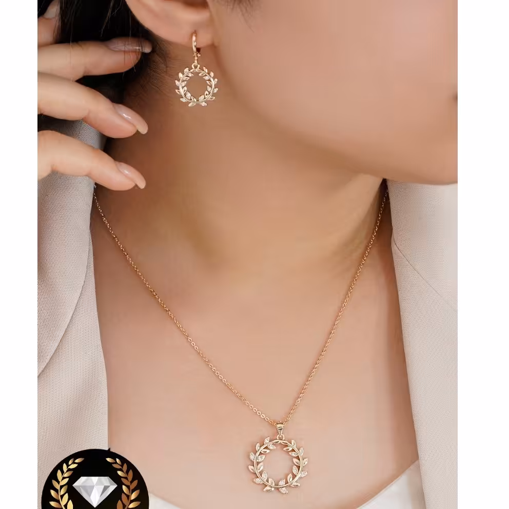 بدلیجات نیمست استیل رنگ ثابت طلایی مارک YSX کدکالا 021232165280