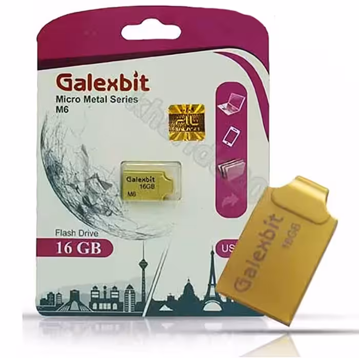 فلش 16 گیگ گلکسبیت Galexbit Micro Metal Series M6