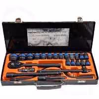 جعبه بکس 24 پارچه فشار قوی درایو 1/2 اینچ کینگ KING TOOLS مدل VIP