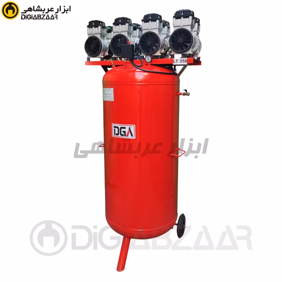 کمپرسور باد 350 لیتری سایلنت ایستاده درجه یک عربشاهی