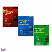 کتاب Vocabulary in use اثر جمعی از نویسندگان انتشارات دنیای زبان سه جلدی