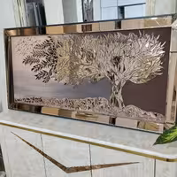 تابلو آینه ای.تابلو آینه کاری