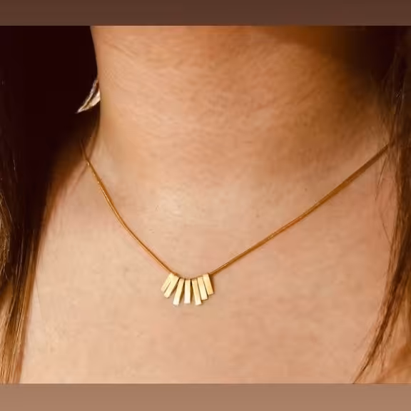 گردنبند اسپرت استیل زنانه و دخترانه