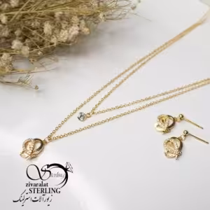 نیمست زنانه 2 زنجیره طرح طلا