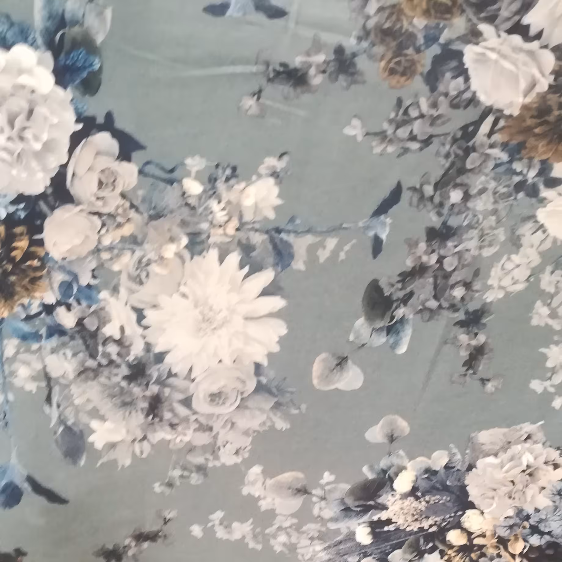 کرپ حریر گلدار