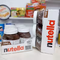 شکلات صبحانه نوتلا750گرم آلمان باکس 6عددی عمده