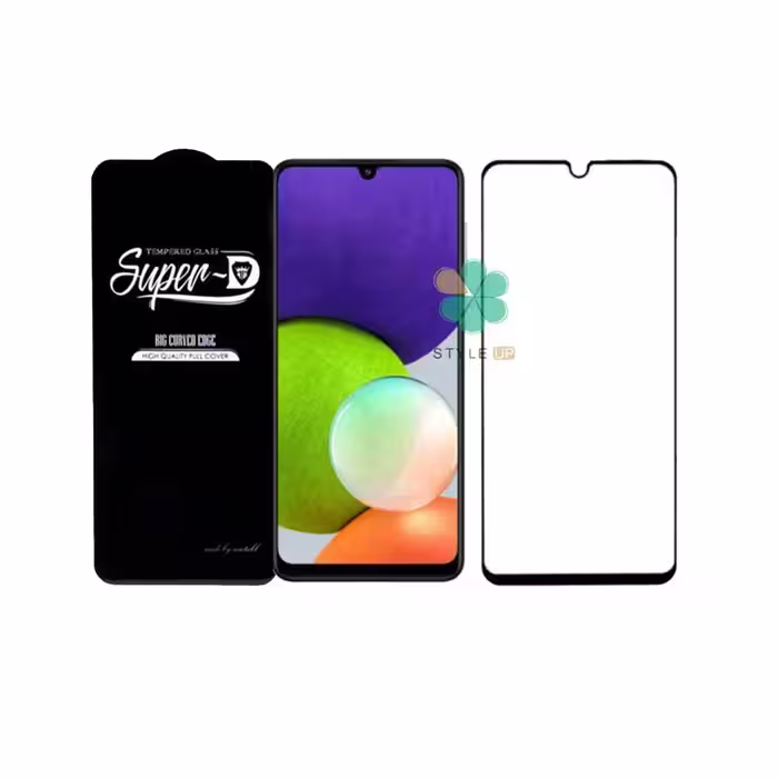گلس گوشی سامسونگ Galaxy A22 4G تمام صفحه Super D
