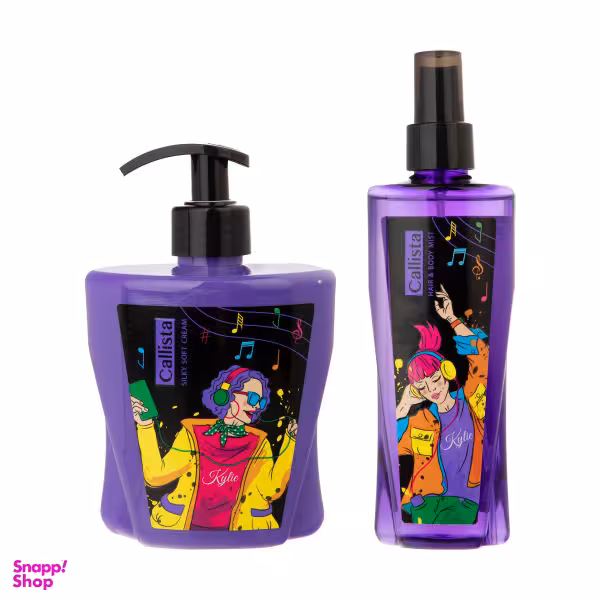 بادی اسپلش زنانه کالیستا (Calista) مدل Kily حجم 200 میلی لیتر به همراه لوسیون کالیستا مدل Kily حجم 400 میلی لیتر