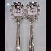 پک 2 تایی کفگیر (چنگال) ماکارونی استیل هندی مارک آیرستون 