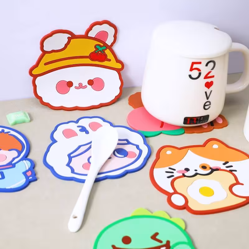 زیرلیوانی سیلیکونی فانتزی