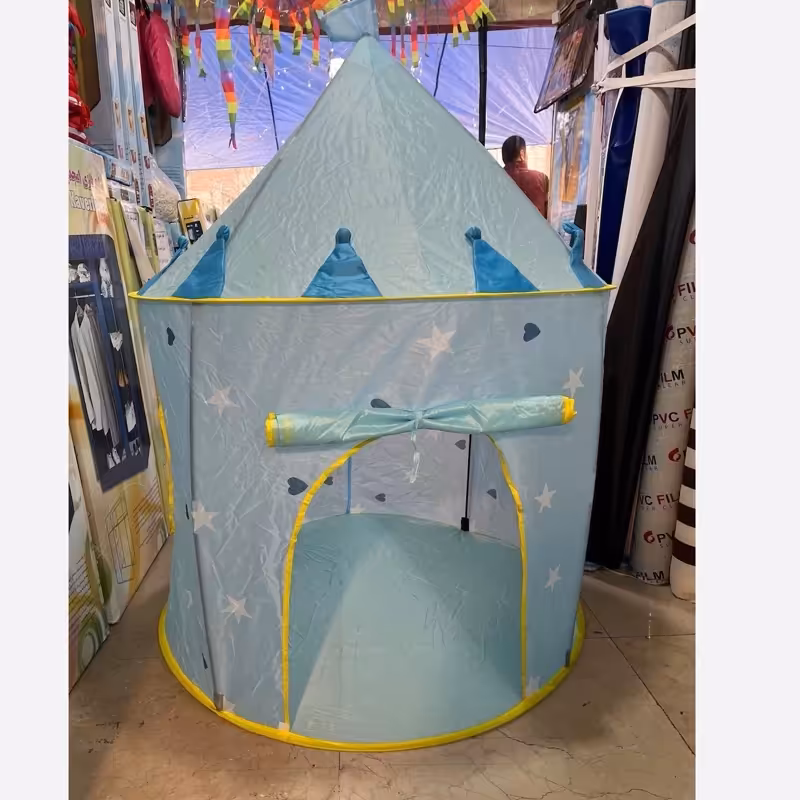 قلعه کودک (چادر کودک ) عصایی رنگ آبی | amazonchi