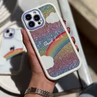 قاب گوشیRainbow اکلیلی همراه با پد شاین 