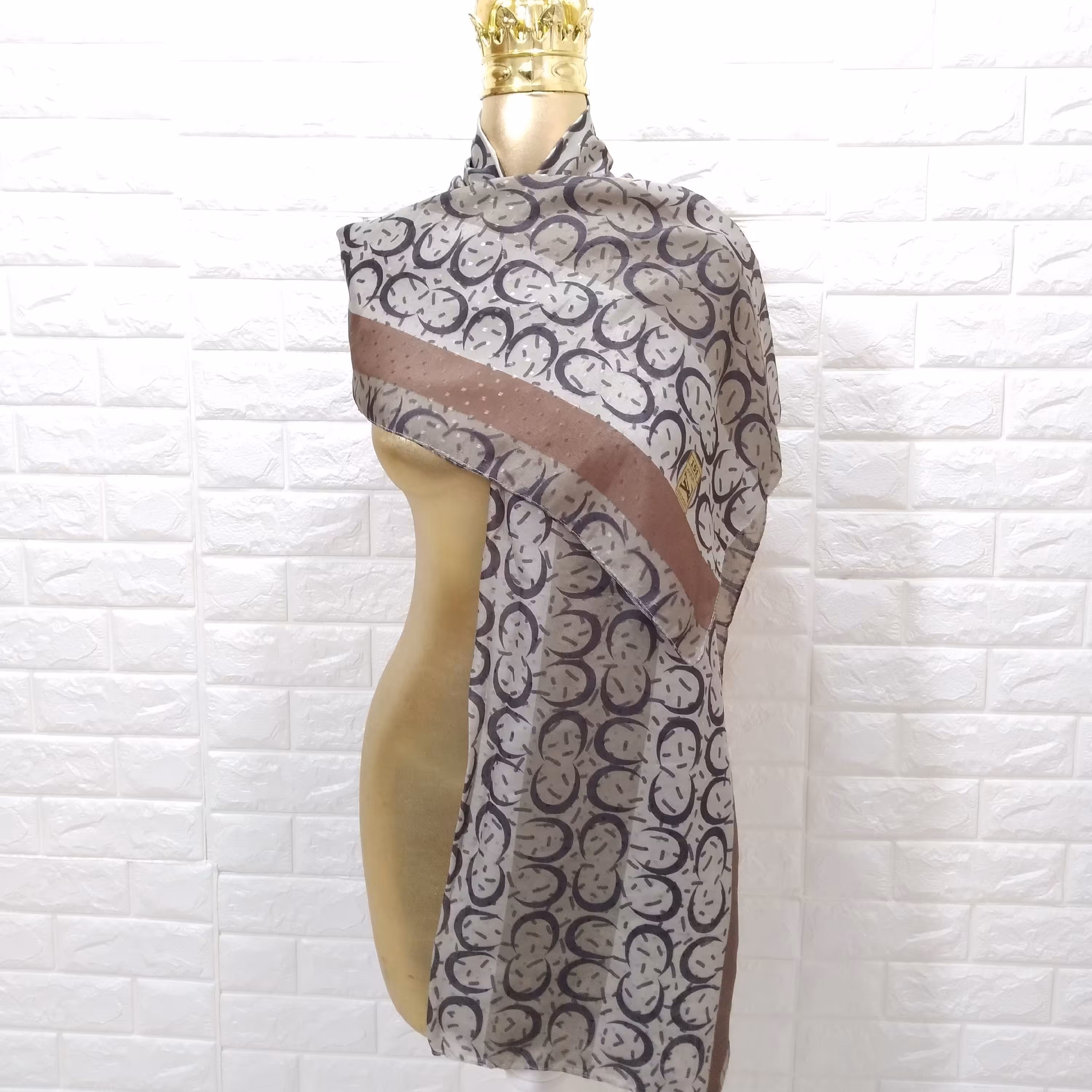 شال نخی نگینی اعلا قواره