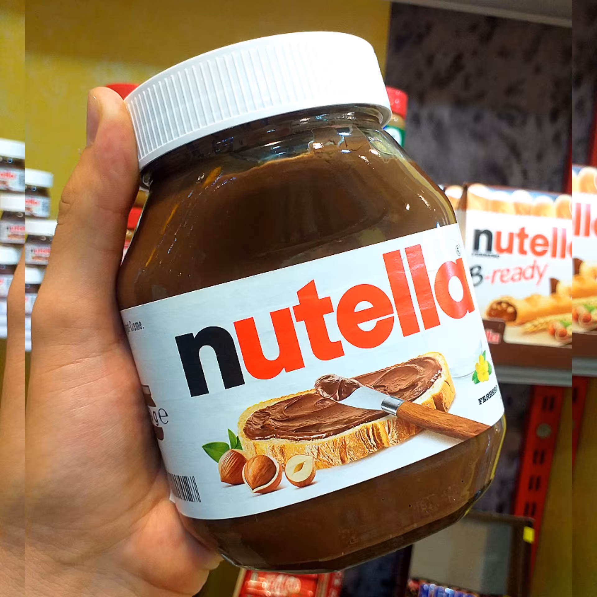 نوتلا شکلات صبحانه فندقی بزرگ 750 گرم آلمانی Nutella