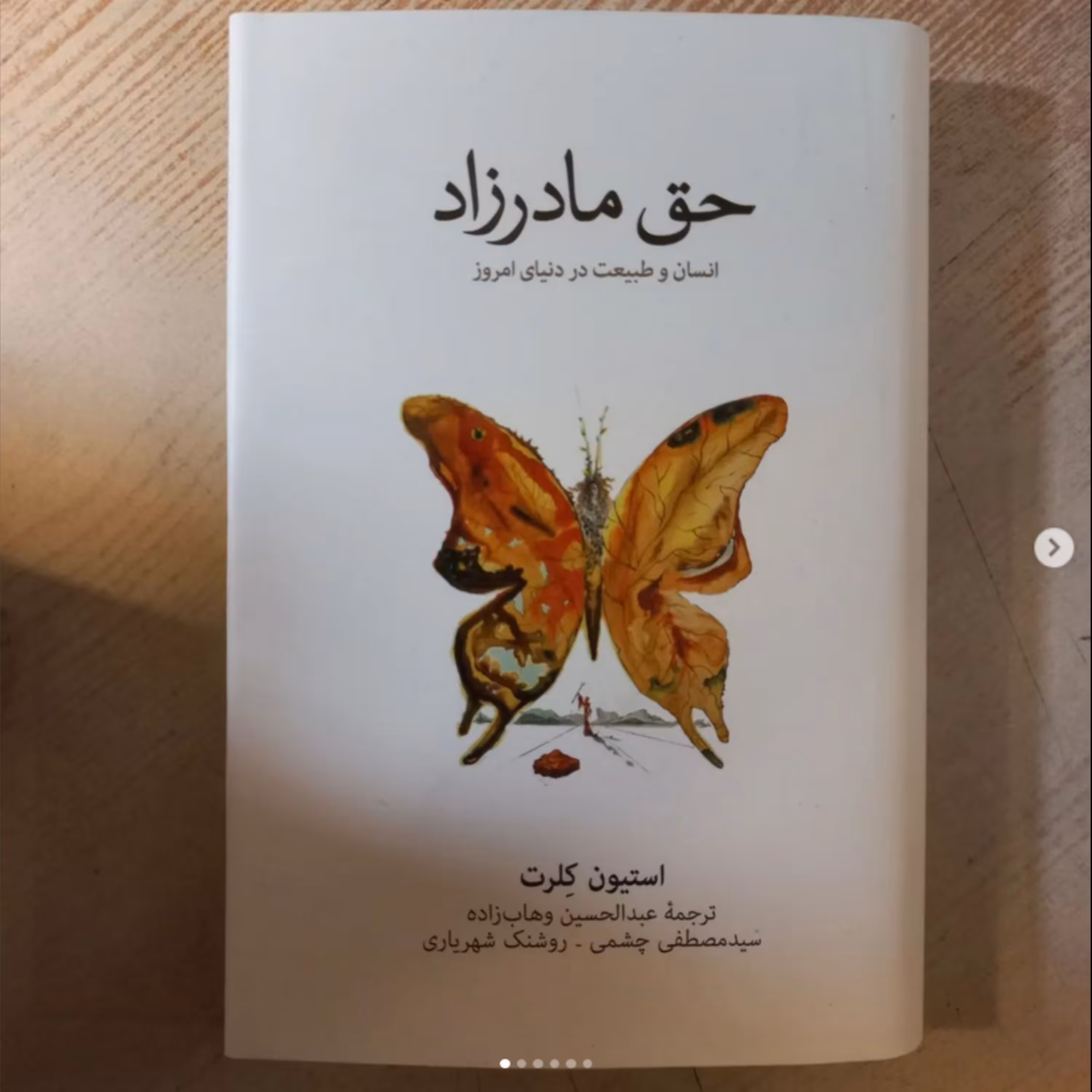 کتاب حق مادرزاد انسان و طبیعت در دنیای امروز اثر استیون کلرت نشر نو