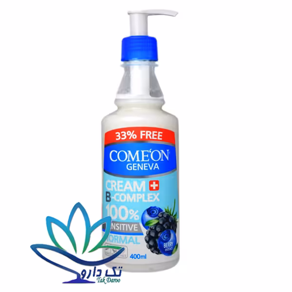 کرم مرطوب کننده کامان مدل NORMAL حجم 400 میلی لیتر