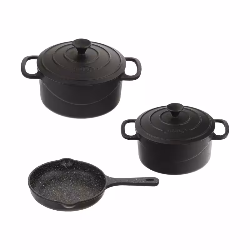 سرویس قابلمه چدن نالینو مدل ماتئو Matteo (5 پارچه)