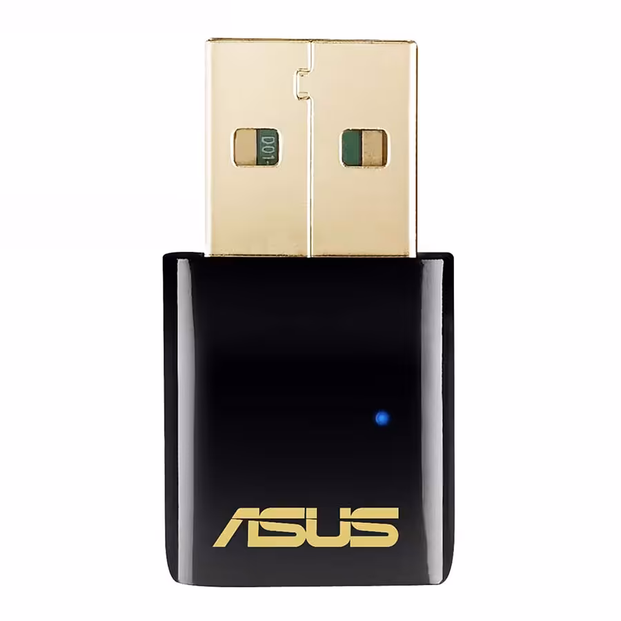 قیمت و خرید کارت شبکه بی‌سیم دوباند AC600 ایسوس مدل USB-AC51 | یاس ارتباط
