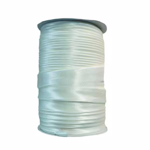 نوار اریب ساتن ارکیده رنگ سفید کد 15MM به طول 91 متر