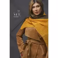 پالتو مزون دوز مدل لارا رنگ دارچینی کد 1823 برند SET