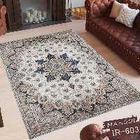 فرشینه مخمل3متری کد603 استوپ دار روحا(ماهگل)