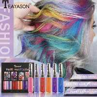 بسته 6 عددی ریمل رنگی مو  Teayason 