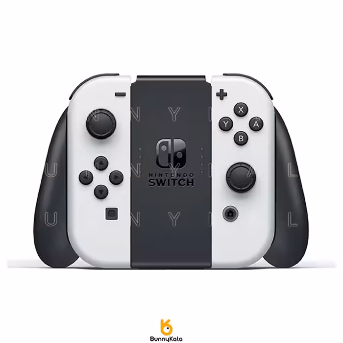 کنسول بازی دستی نینتندو مدل Switch OLED سفید مشکی