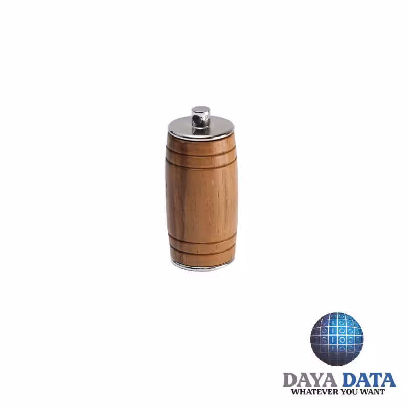 فلش مموری  دایا  دیتا  طرح  بشکه  مدل  WO1008-7  ظرفیت128GB -USB2 رنگ شتری