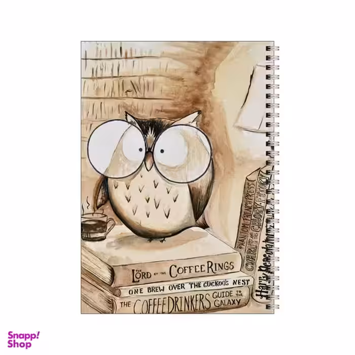 دفتر مشق 100 برگ بامبیلیپ طرح جغد دانا کد 4400832