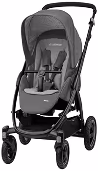 کالسکه مکسی کوزی مدل استلا جدید رنگ طوسی نیوکالکشن  با قابلیت صندلی رو به مادر و نصب کریر بر روی کالسکه  maxicosi  stella  GREY