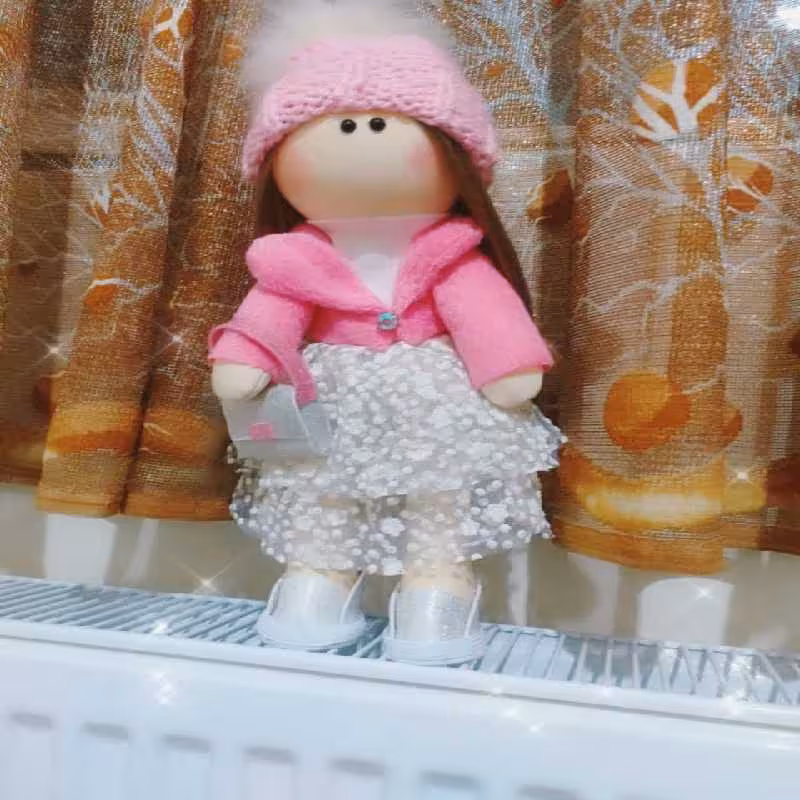 عروسک روسی طرح دختر  30 سانتی 