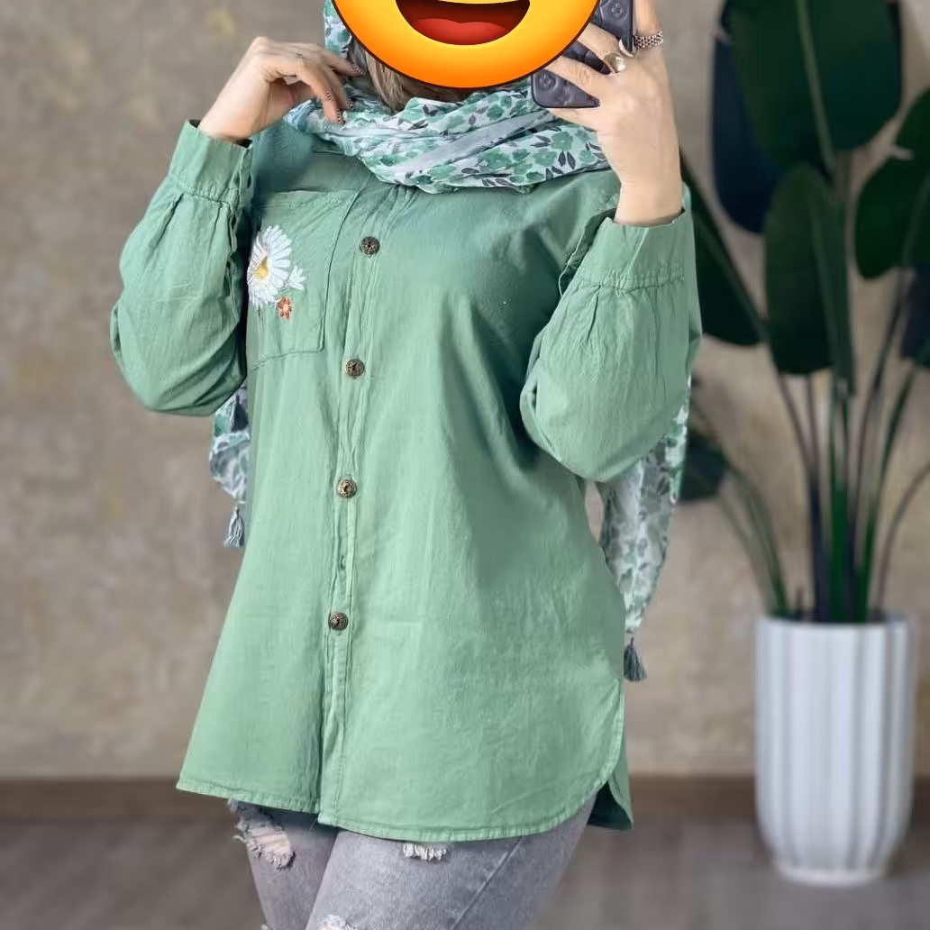 تونیک مجلسی الیاف طبیعی