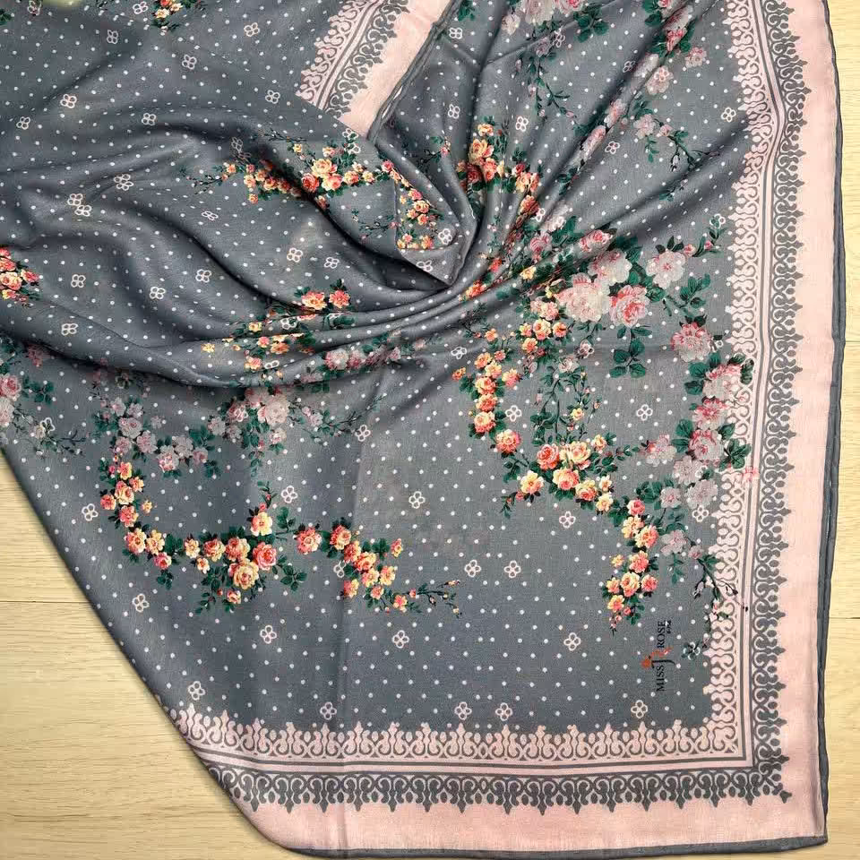 روسری سوپر کرپ کیفیت عالی قواره 140