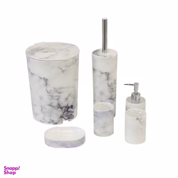 ست سرویس بهداشتی 6 پارچه مدل marbel0057