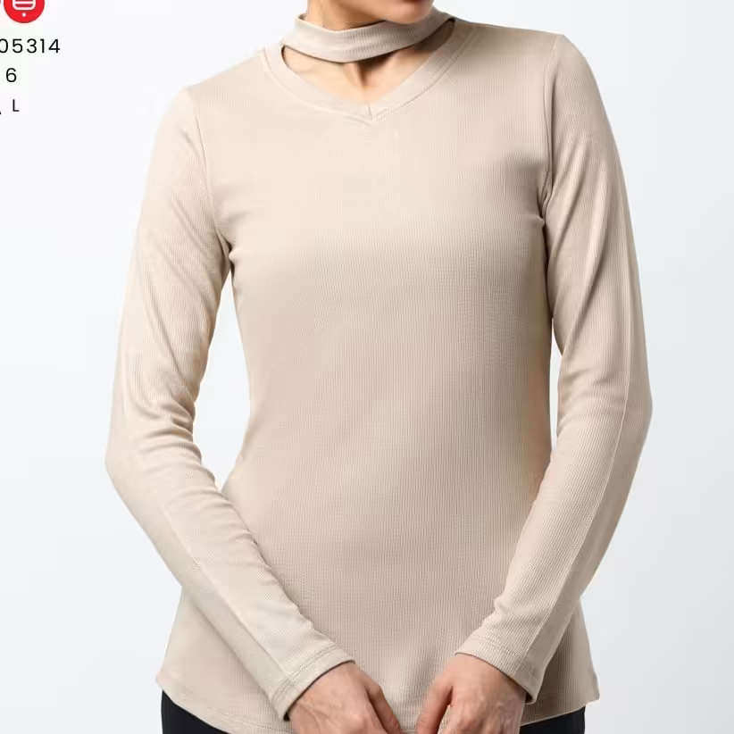 بلوز آستین دار یقه هفت