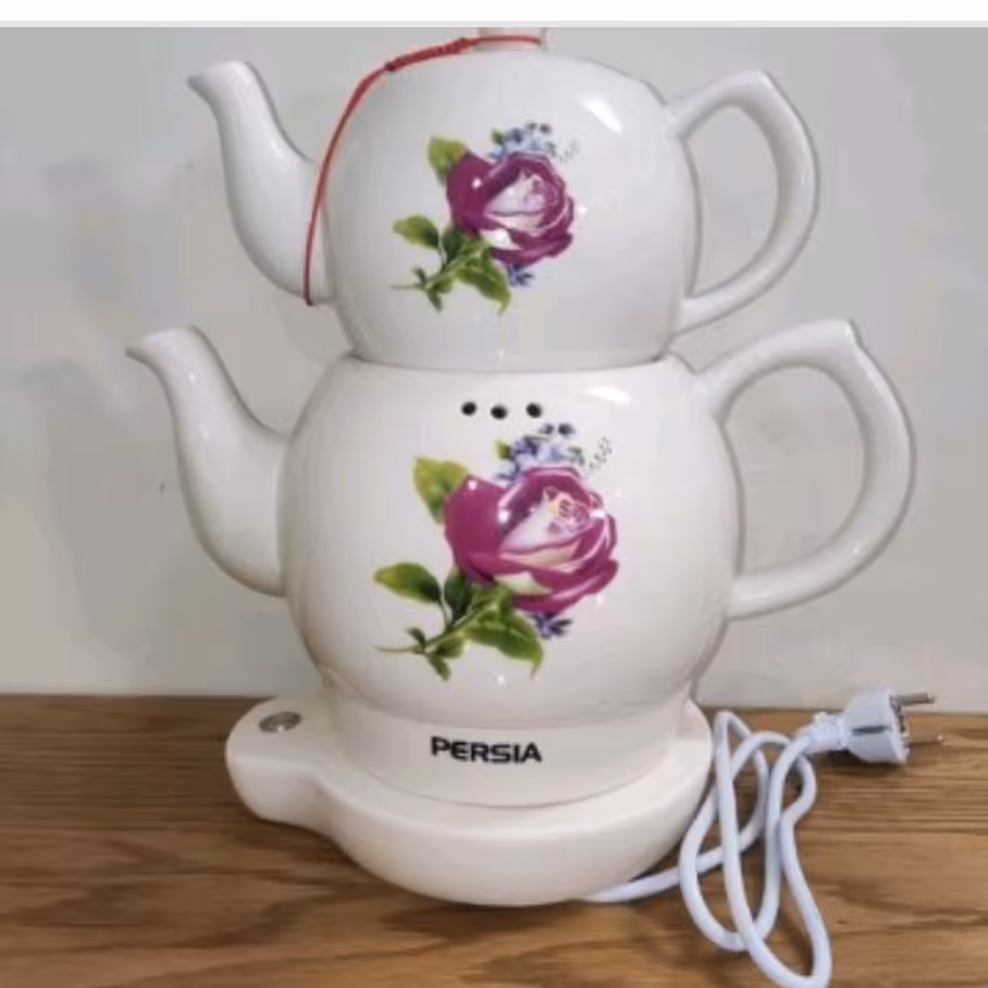 چایساز چای ساز چینی برقی پرشیا PR899 ارسال رایگان قبل از خرید استعلام موجودی و طرح گل بگیرید 