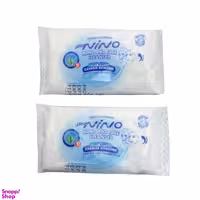 دستمال مرطوب پاک کننده نینو (Nino) مدل N117 بسته دو عددی