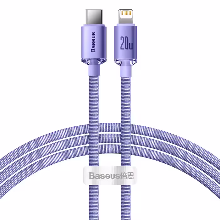 کابل شارژ Type-C به Lightning باسئوس مدل CAJY000205 طول 1.2 متر