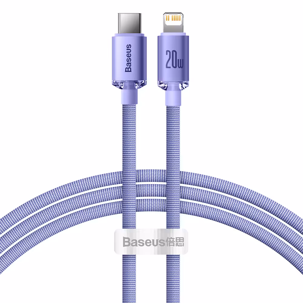 کابل شارژ Type-C به Lightning باسئوس مدل CAJY000205 طول 1.2 متر