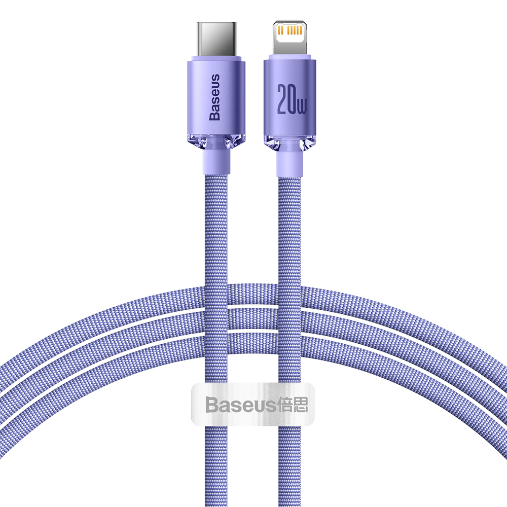 کابل شارژ Type-C به Lightning باسئوس مدل CAJY000205 طول 12 متر